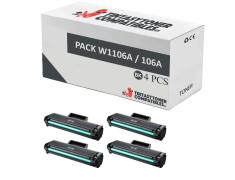 Compatível Pacote 4x HP 106A / W1106A