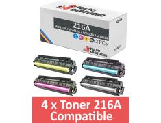 Compatível Pacote 4x HP 216A / HP W2410/1/2/3A