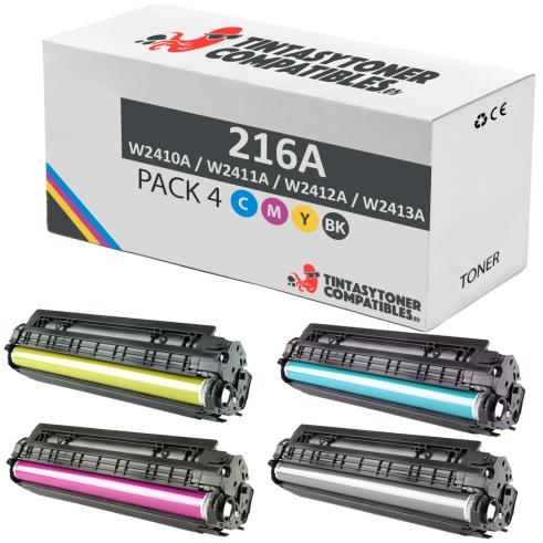 Compatível Pacote 4x HP 216A / HP W2410/1/2/3A