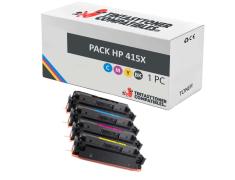 Compatível Pacote 4x HP 415X/HP W2030/1/2/3X (com chips)