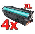 Pack 4X Toner compatível HP CF244A XL (alta capacidade) Premium