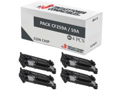 Compatível Pack 4x HP CF259A (Com Chip)