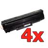 Compatível Pacote 4x HP CF279A XL (alta capacidade)