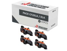 Compatível Pack 4x HP CF281A