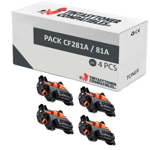 Compatível Pack 4x HP CF281A