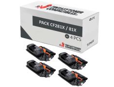 Compatível Pack 4x HP CF281X