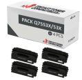 Compatível com Pack 4x HP Q7553X Preto