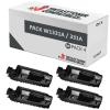Compatível Pack 4x Hp W1331A Preto