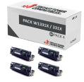 Compatível Pack 4x Hp W1331X Preto
