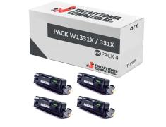 Compatível Pack 4x Hp W1331X Preto