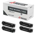 Compatível Pack 4x HP W1350A Preto