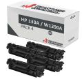 Compatível Pacote 4x HP W1390A Preto