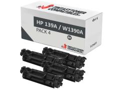 Compatível Pacote 4x HP W1390A Preto