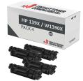 Compatível Pacote 4x HP W1390X Preto