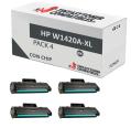 Compatível Pack 4x HP W1420A-XL Preto (Com Chip)