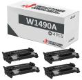 Compatível Pacote 4x HP W1490A Preto