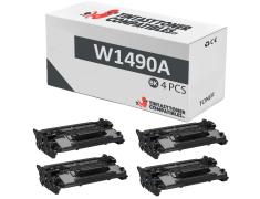 Compatível Pacote 4x HP W1490A Preto