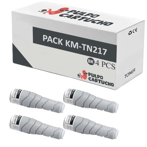 Compatível Pacote 4x Konica Minolta Bizhub 223 / 283 / TN-217