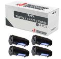 Compatível Pack 4x Konica Minolta TNP76 / TNP78 / TNP83 Preto