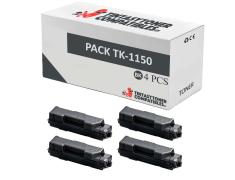 Compatível Pack 4x Kyocera TK-1150