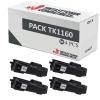 Compatível Pack 4x Kyocera TK-1160