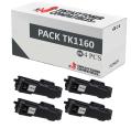 Compatível Pack 4x Kyocera TK-1160