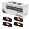 Compatível Pack 4x Kyocera TK-140 / TK-142 / TK-144