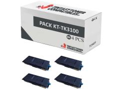Compatível Pacote 4x Kyocera TK-3100 / TK-3110 / TK-3130