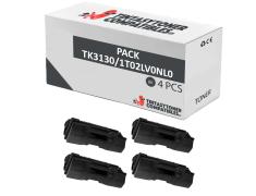 Compatível Pack 4x Kyocera TK-3130