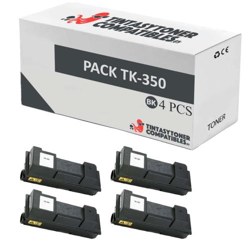 Compatível Pack 4x Kyocera TK-350
