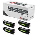 Compatível PACK 4X Lexmark MS417 / MS517 / MS617 / MX417 / MX517 / MX617 Preto