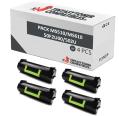 Compatível PACK 4X LEXMARK MS510 / MS610