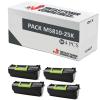Compatível Pacote 4x Lexmark MS810 / MS811 / MS812 (25k) 52D2H00 / 522H