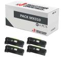 Compatível Pacote 4x Lexmark MX310 / MX410 / MX510 / MX511 / MX611