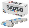 Compatível Pack 4x OKI C301 / C321