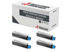Compatível Pack 4x OKI ES4132 / ES4192 / ES5112 / ES5162