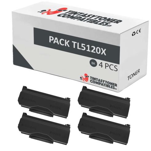 Compatível Pacote 4x Pantum TL-5120X Preto