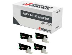 Compatível Pack 4x Ricoh Aficio MP501 / MP601