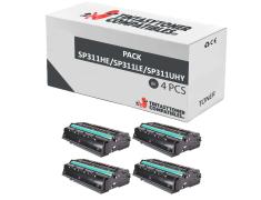 Compatível PACK 4X RICOH AFICIO SP 310 / SP 311 / SP 320 / SP 325 XXL