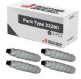 Compatível Pack 4x Ricoh Type 2220D