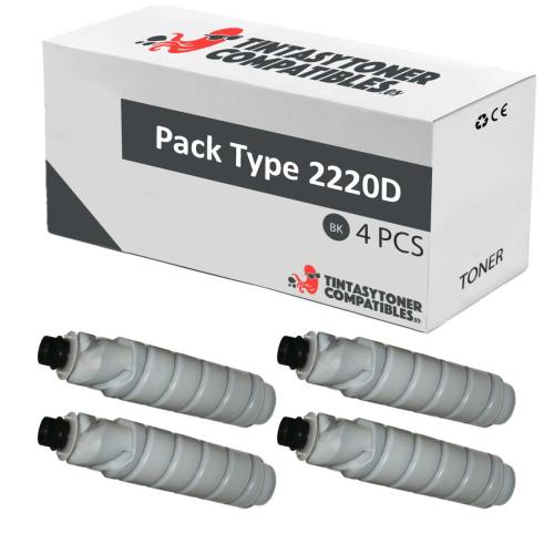 Compatível Pack 4x Ricoh Type 2220D