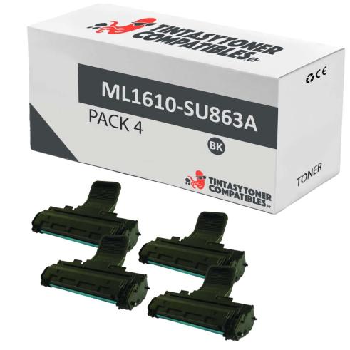 Compatível Pacote 4x Toner ML-1610 / ML-2010 / SCX-4521