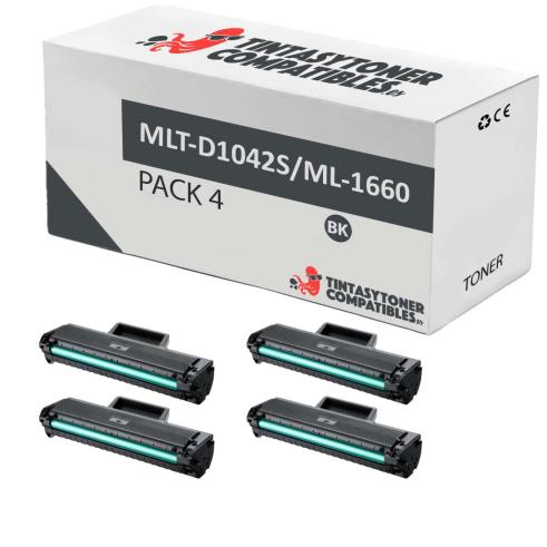 Compatível Pacote 4x Toner ML-1660/SCX-3200/MLT-D1042S
