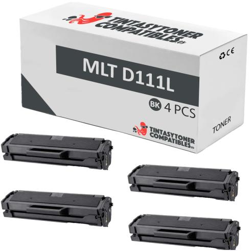 Compatível Pack 4x Toner MLT-D111L XL Premium