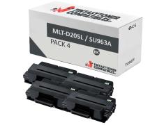 Compatível Pacote 4x Toner MLT-D205L Preto