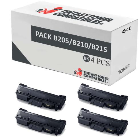 Compatível Pack 4x Xerox B205 / B210 / B215 Preto
