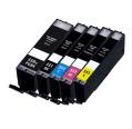 Pacote compatível 5 x CANON PGI 550 CLI 551