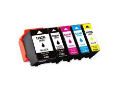 Compatível Pacote 5 x Epson 202XL