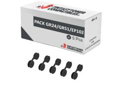 Compatível Pack 5x Fita GR24/GR51/EP102 Preta