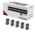 Compatível Pack 5x Fita GR24/GR51/EP102 Preto/Vermelho